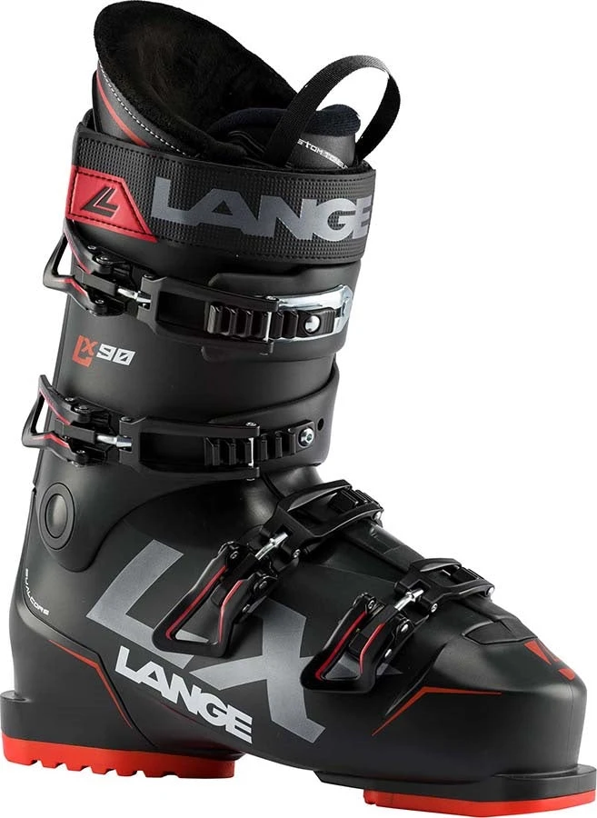 Men's Lange LX90 Black Red Ski Boots 3 Men's Lange LX90 Black Red Ski Boots