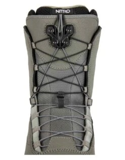 Men's Nitro Venture TLS Charcoal Snowboard Boots -JADEN Snow Store NitroVentureCharcoalLacing
