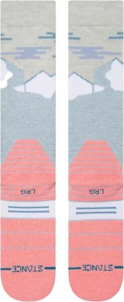 Stance Route 2 Snow Socks (light Blue) -JADEN Snow Store ROUTE2LIGHTBACK
